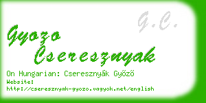 gyozo cseresznyak business card